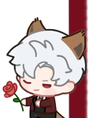 Chibi Cat Rose